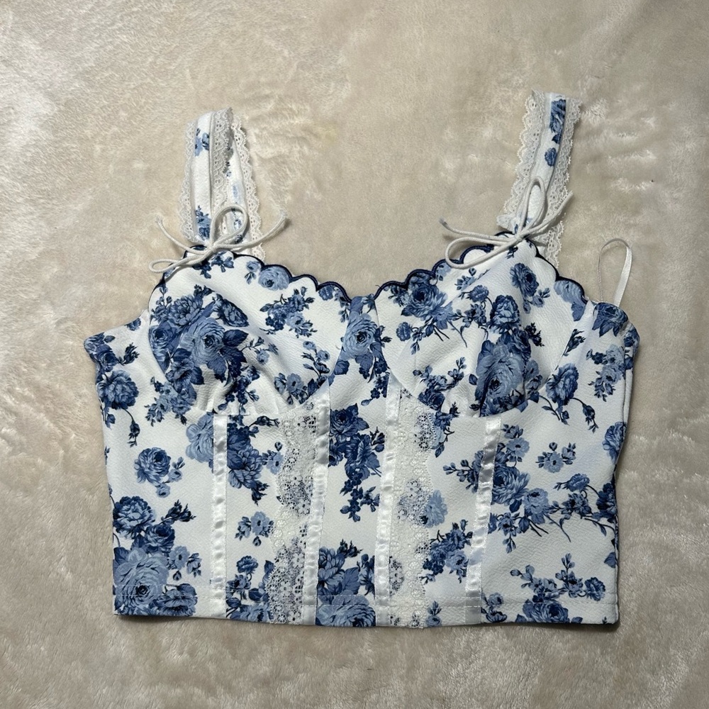 Shein MOD floral print cami top